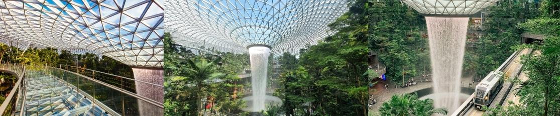 Jewel Changi Rain Vortex - thác nước trong nhà cao nhất thế giới